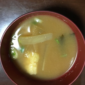 冷凍油揚げの下処理～大根と油揚げの味噌汁